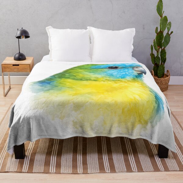 Item preview, Turquoise Parrot — Painted Native Parrot designed and sold by Jaruart.