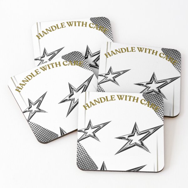 Item preview, Handle With Care Chrome Y2K Stars Phone Case White designed and sold by SimpliShopp.