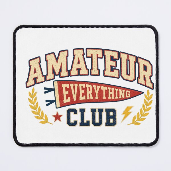 Item preview, Amateur Everything Club designed and sold by Peak Pop Studio..