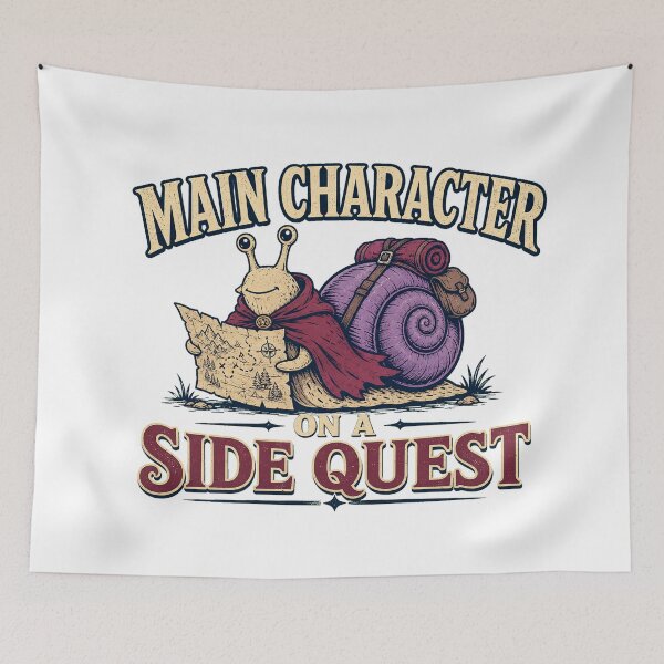 Item preview, Main Character on a Side Quest designed and sold by Peak Pop Studio..