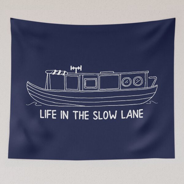 Item preview, Narrowboat Life in the Slow Lane designed and sold by HotHibiscus.