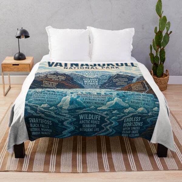 Item preview, Vatnajökull National Park Iceland Glacier and Jökulsárlón Landscape designed and sold by Places On Earth.