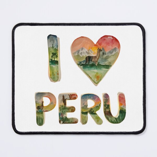 Item preview, I Love Peru designed and sold by PamLeeDesign.