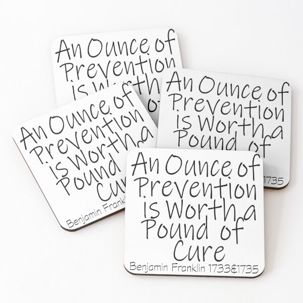 Item preview, An Ounce of Prevention is Worth a Pound of Cure designed and sold by AGMomsArt.