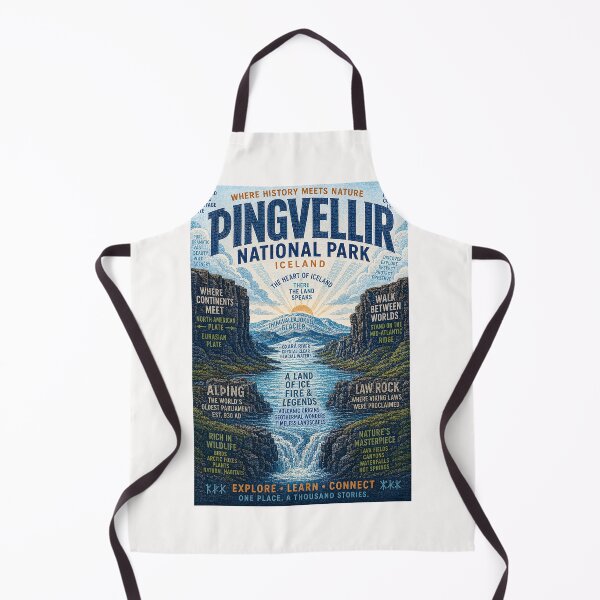 Item preview, Þingvellir National Park Iceland Mid Atlantic Rift and Alþingi Heritage designed and sold by Places On Earth.