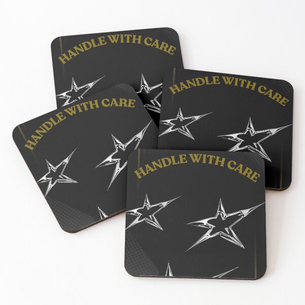 Item preview, Handle With Care Chrome Y2K Stars Phone Case Black designed and sold by SimpliShopp.