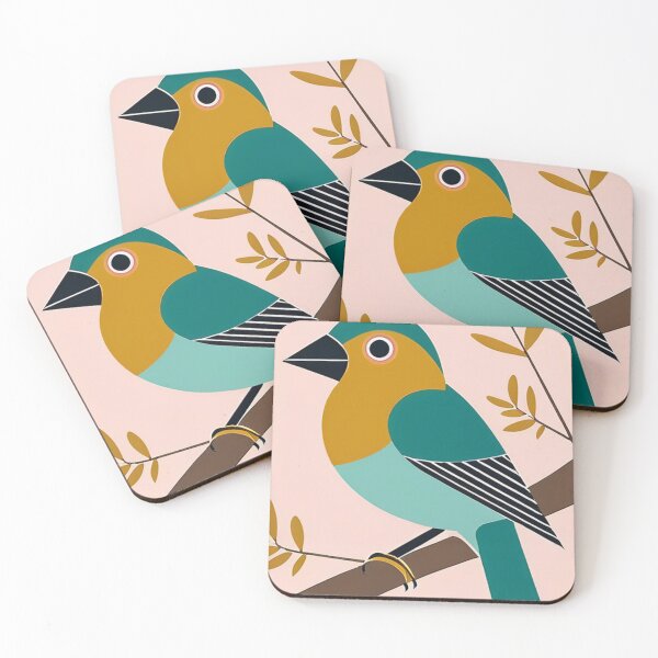Item preview, Art - Modern Bird Illustration, Streamlined Scandinavian Design designed and sold by World-Pets.