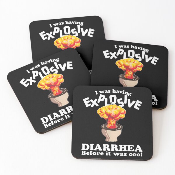 Item preview, I Was Having Explosive Diarrhea Before It Was Cool Funny designed and sold by Apparel-Vortex.