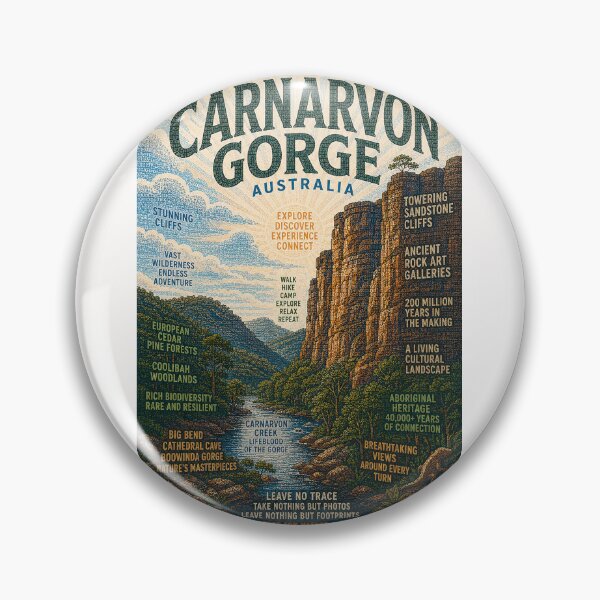 Item preview, Carnarvon Gorge Queensland Sandstone Cliffs Carnarvon National Park Australia designed and sold by Places On Earth.