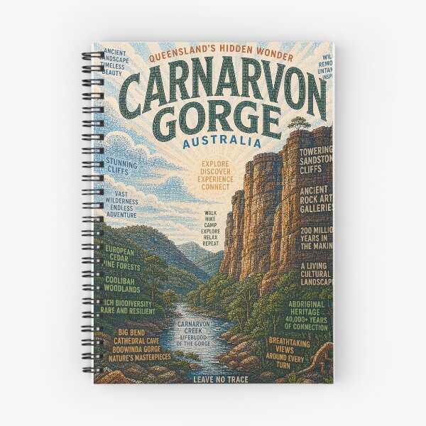 Item preview, Carnarvon Gorge Queensland Sandstone Cliffs Carnarvon National Park Australia designed and sold by Places On Earth.