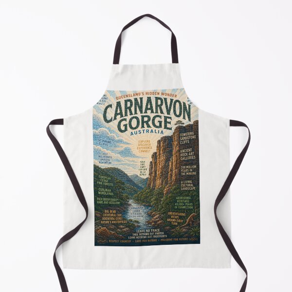 Item preview, Carnarvon Gorge Queensland Sandstone Cliffs Carnarvon National Park Australia designed and sold by Places On Earth.