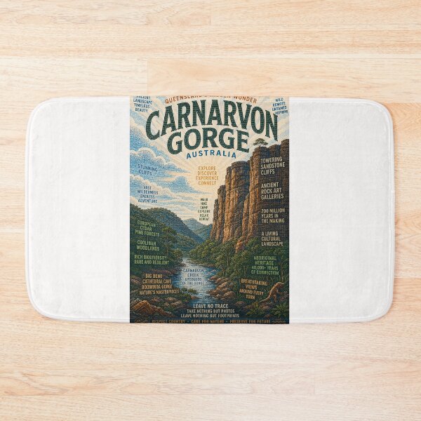 Item preview, Carnarvon Gorge Queensland Sandstone Cliffs Carnarvon National Park Australia designed and sold by Places On Earth.