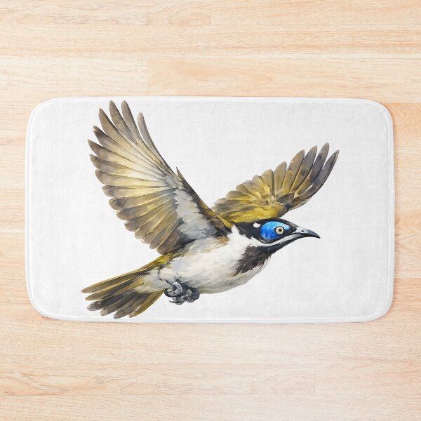 Item preview, Blue-faced Honeyeater Watercolour — Australian Bird designed and sold by Jaruart.