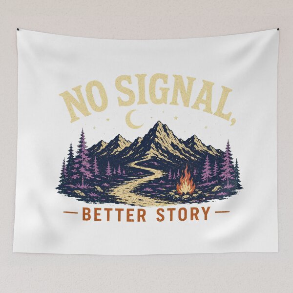 Item preview, No Signal, Better Story designed and sold by Peak Pop Studio..