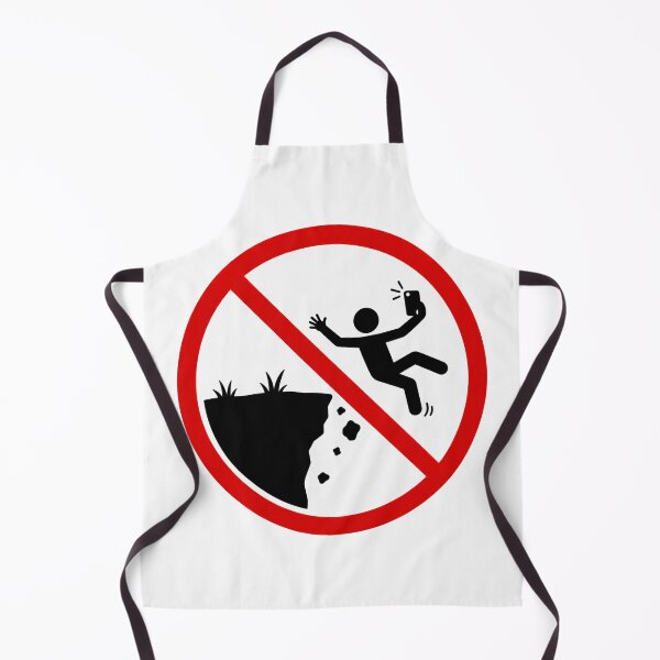 Item preview, Funny No Cliff Selfie Sign designed and sold by MonkiFlipp.
