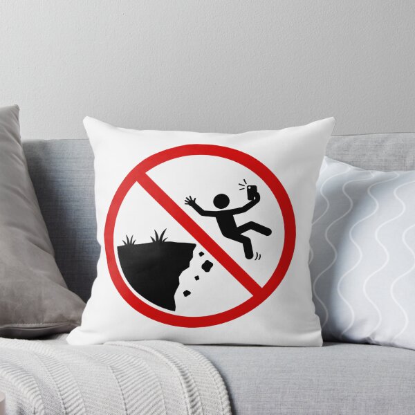 Item preview, Funny No Cliff Selfie Sign designed and sold by MonkiFlipp.