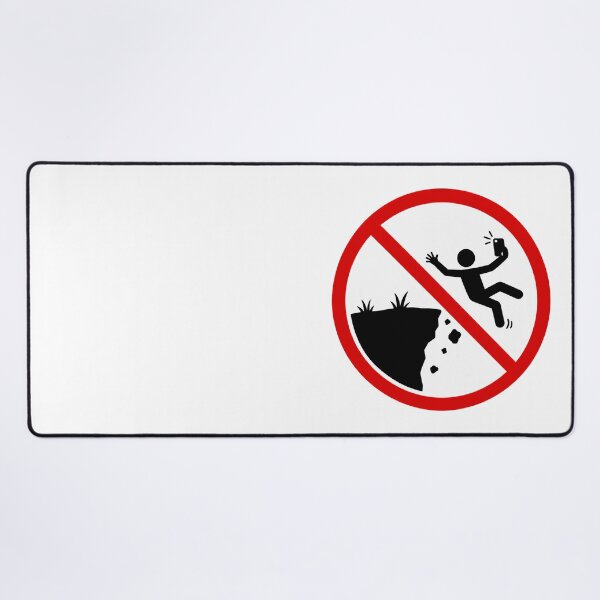 Item preview, Funny No Cliff Selfie Sign designed and sold by MonkiFlipp.
