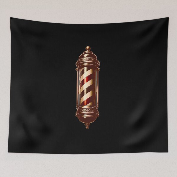 Item preview, Vintage Barber Pole Classic Barbershop Illustration designed and sold by Barber MD Culture.