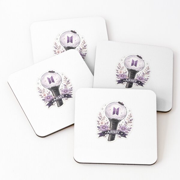 Item preview, Floral Army Lightstick Aesthetic Sticker designed and sold by Jerushahjj.