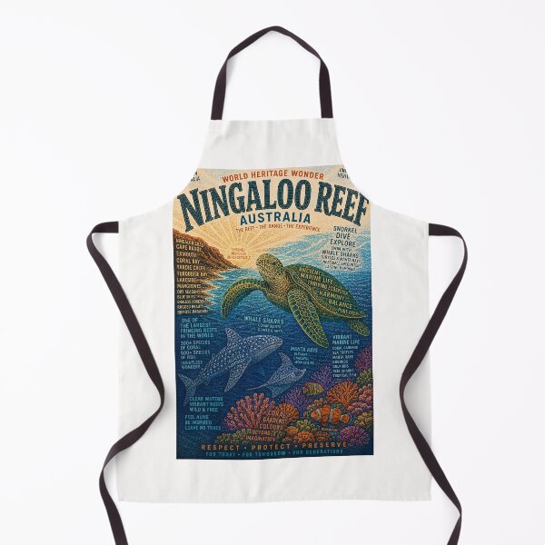 Item preview, Ningaloo Reef Western Australia Whale Sharks Coral Bay and Exmouth Coast designed and sold by Places On Earth.