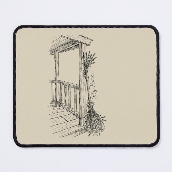Item preview, Floral Broomstick - Cottage Witch designed and sold by bapupa.