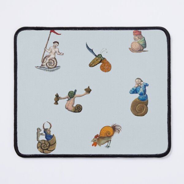 Item preview, snail medieval creatures sticker pack designed and sold by mooneko.