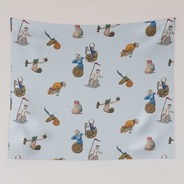 Item preview, snail medieval creatures sticker pack designed and sold by mooneko.