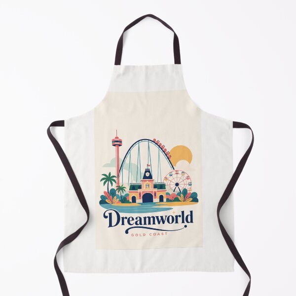 Item preview, Dreamworld Gold Coast Queensland Theme Park Skyline and Attractions designed and sold by Places On Earth.