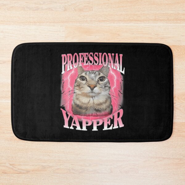 Item preview, Professional Yapper Cat Funny Oddly Specific Dank Meme designed and sold by Apparel-Vortex.