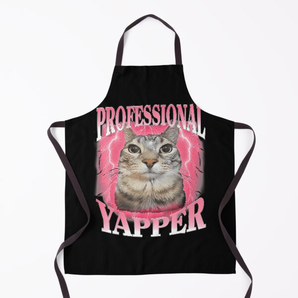 Item preview, Professional Yapper Cat Funny Oddly Specific Dank Meme designed and sold by Apparel-Vortex.