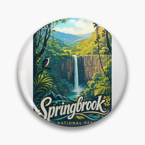 Item preview, Springbrook National Park Queensland Purling Brook Falls and Gondwana Rainforests designed and sold by Places On Earth.