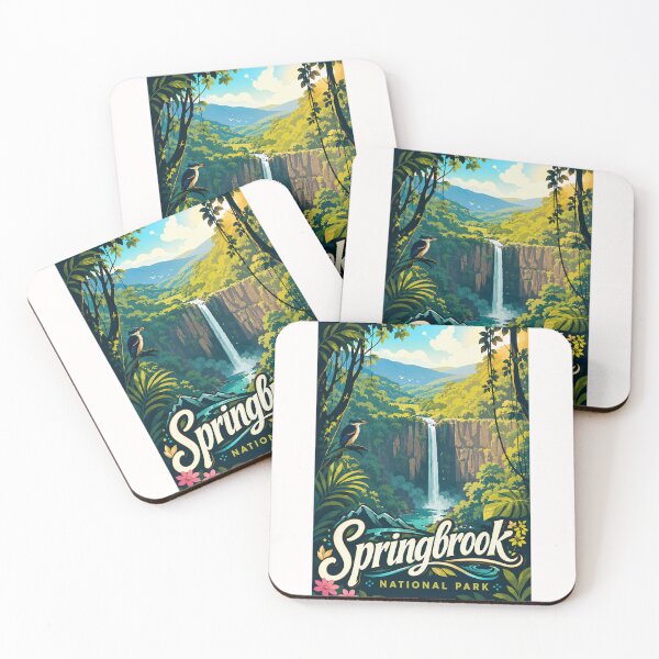 Item preview, Springbrook National Park Queensland Purling Brook Falls and Gondwana Rainforests designed and sold by Places On Earth.