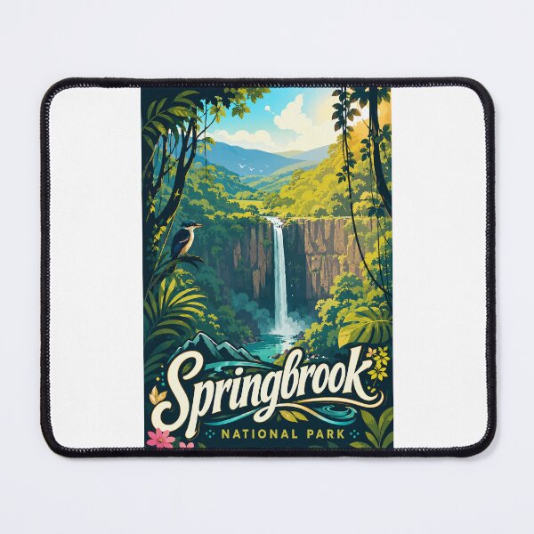 Item preview, Springbrook National Park Queensland Purling Brook Falls and Gondwana Rainforests designed and sold by Places On Earth.