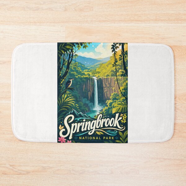 Item preview, Springbrook National Park Queensland Purling Brook Falls and Gondwana Rainforests designed and sold by Places On Earth.