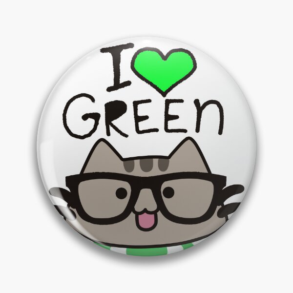 Item preview, I Heart Green Plusheen  designed and sold by ThinDove.