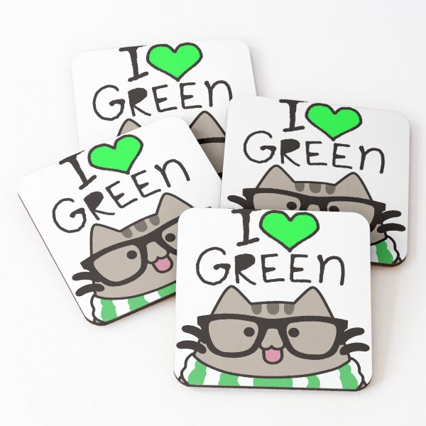 Item preview, I Heart Green Plusheen  designed and sold by ThinDove.