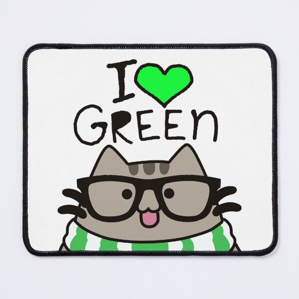 Item preview, I Heart Green Plusheen designed and sold by ThinDove.