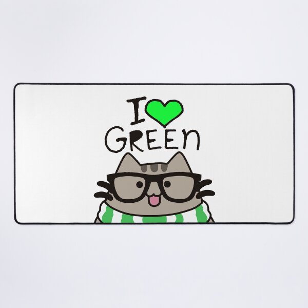 Item preview, I Heart Green Plusheen  designed and sold by ThinDove.