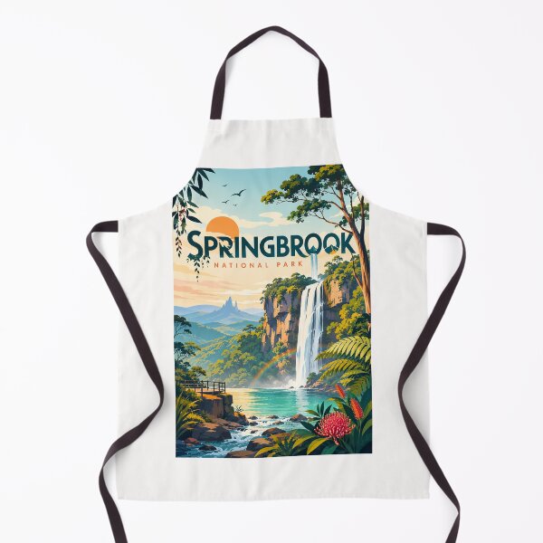 Item preview, Springbrook National Park Twin Falls and Best of All Lookout Queensland Hinterland designed and sold by Places On Earth.