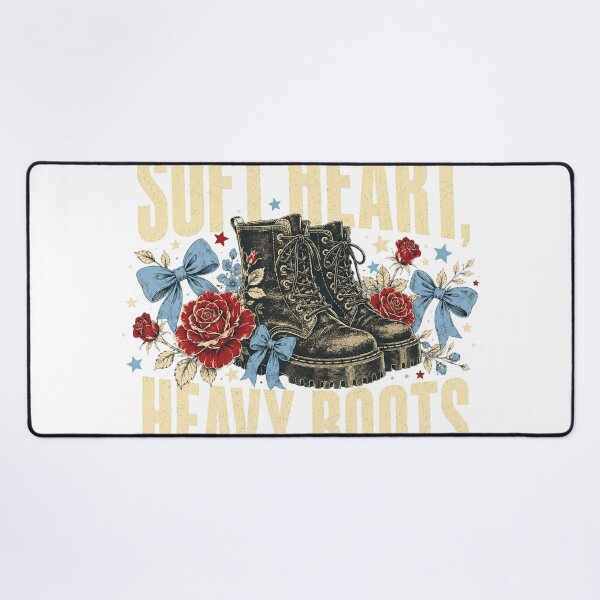 Item preview, Soft Heart, Heavy Boots designed and sold by Peak Pop Studio..