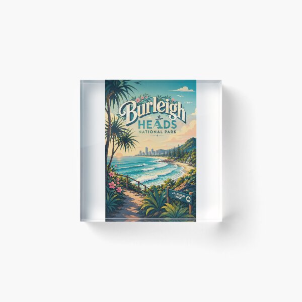 Item preview, Burleigh Heads National Park J G Stevenson Lookout Gold Coast Queensland designed and sold by Places On Earth.
