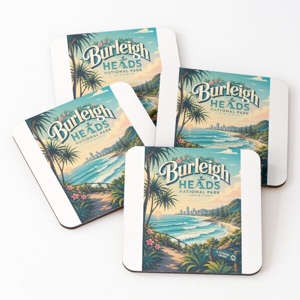 Item preview, Burleigh Heads National Park J G Stevenson Lookout Gold Coast Queensland designed and sold by Places On Earth.