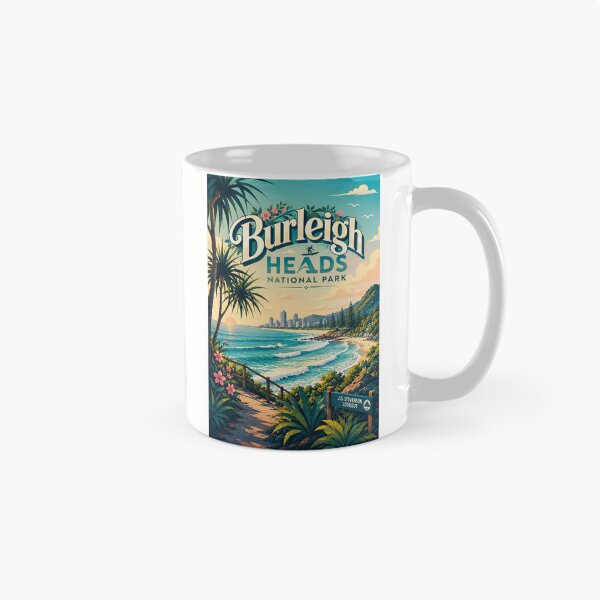 Item preview, Burleigh Heads National Park J G Stevenson Lookout Gold Coast Queensland designed and sold by Places On Earth.
