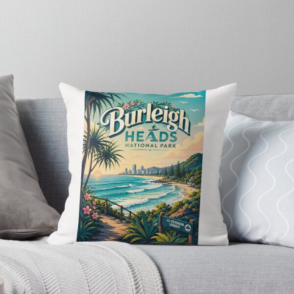 Item preview, Burleigh Heads National Park J G Stevenson Lookout Gold Coast Queensland designed and sold by Places On Earth.