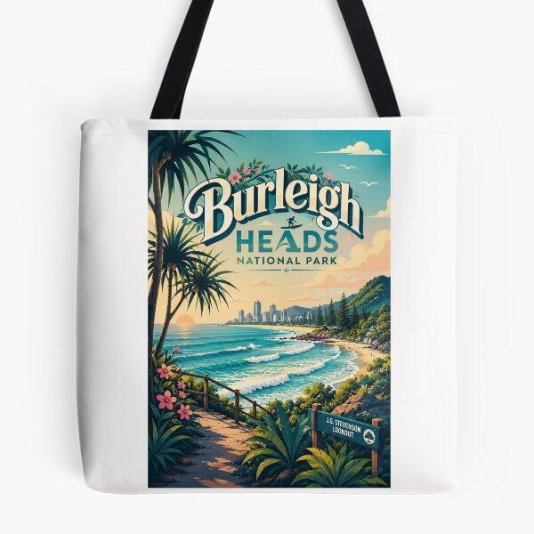 Item preview, Burleigh Heads National Park J G Stevenson Lookout Gold Coast Queensland designed and sold by Places On Earth.