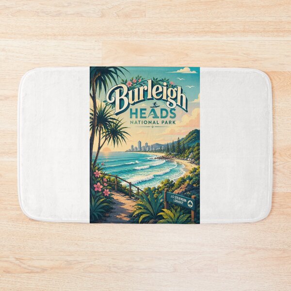 Item preview, Burleigh Heads National Park J G Stevenson Lookout Gold Coast Queensland designed and sold by Places On Earth.