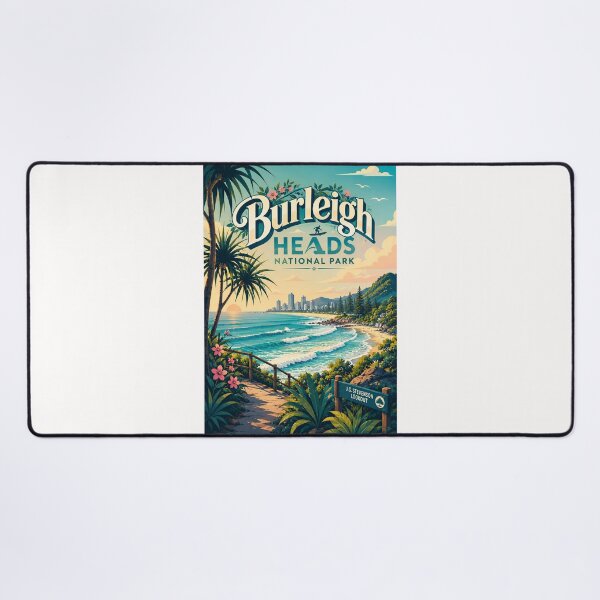 Item preview, Burleigh Heads National Park J G Stevenson Lookout Gold Coast Queensland designed and sold by Places On Earth.