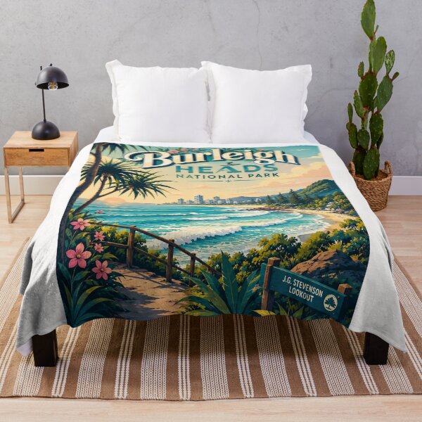 Item preview, Burleigh Heads National Park J G Stevenson Lookout Gold Coast Queensland designed and sold by Places On Earth.