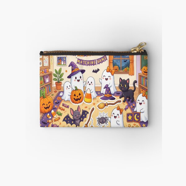 Item preview, Cute Ghost Friends Matching Halloween Objects designed and sold by Softie Sticker Studio.