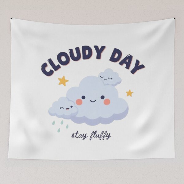Item preview, Cute Kawaii Cloud Rainbow Pastel Sky Aesthetic Happy Weather Design designed and sold by Faisal Shah.